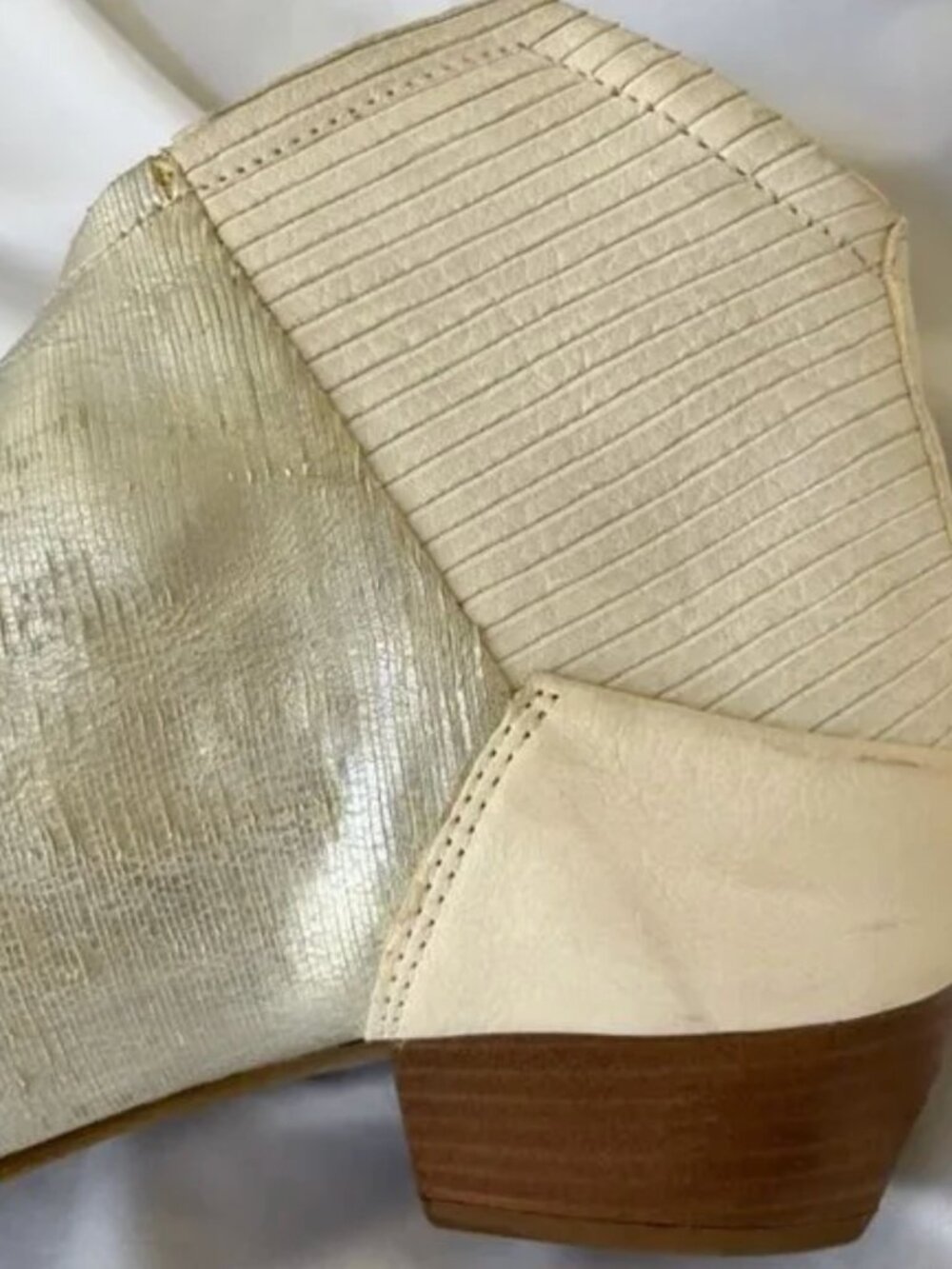 A.S.98 Airstep Lucus Sandals – Off White Metallic – Size 7.5 / EU 38 – EUC - Picture 5 of 16